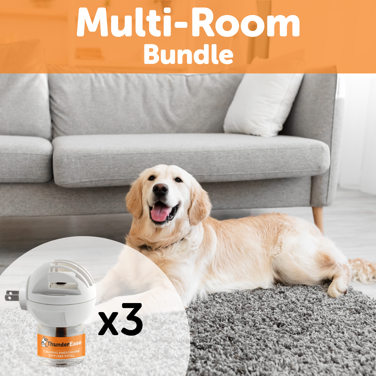ThunderEase Dog - Multi-Room 3-Kit Bundle