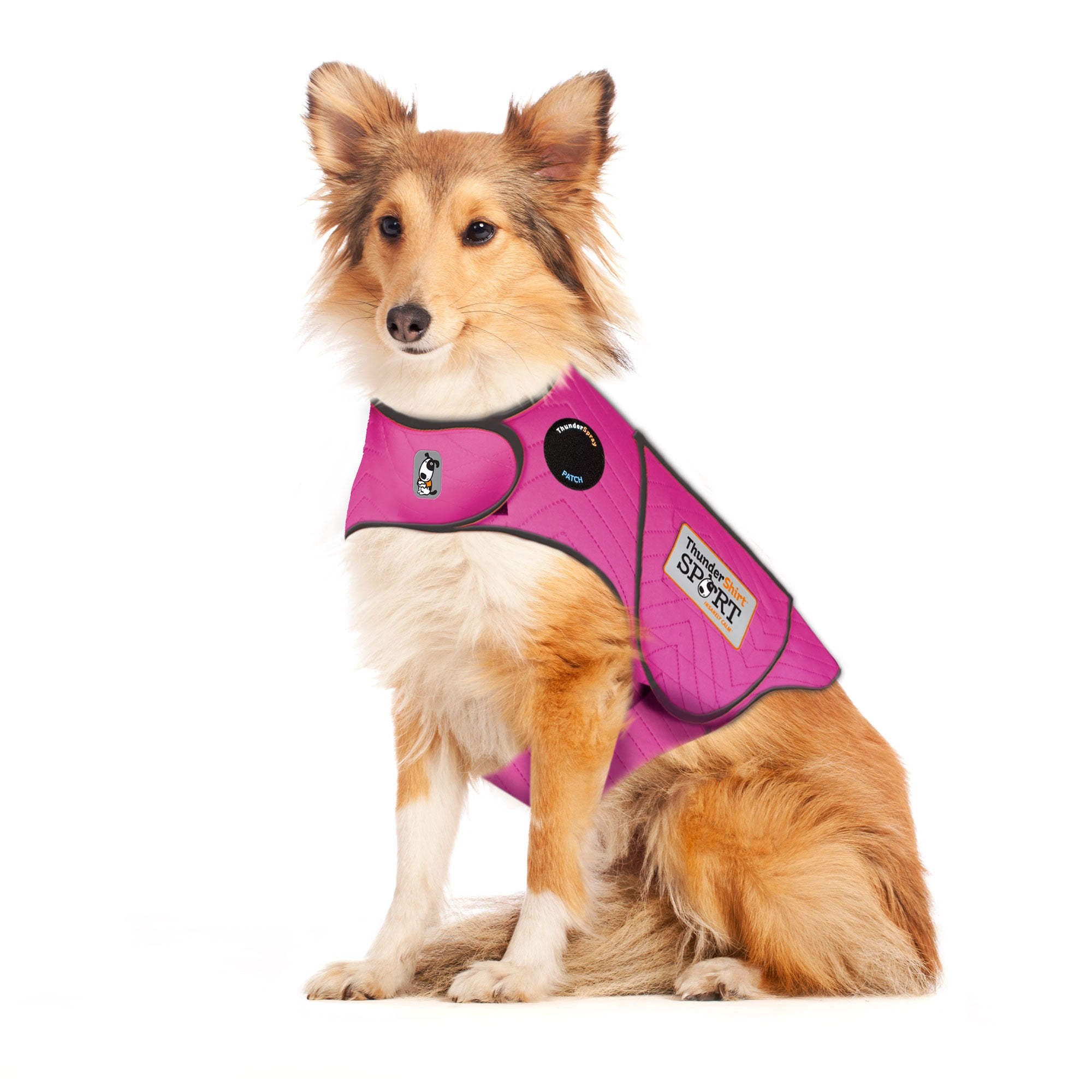 Dog Anxiety Jacket - Multiple options Available Fuchsia / Large (41-64 lbs)