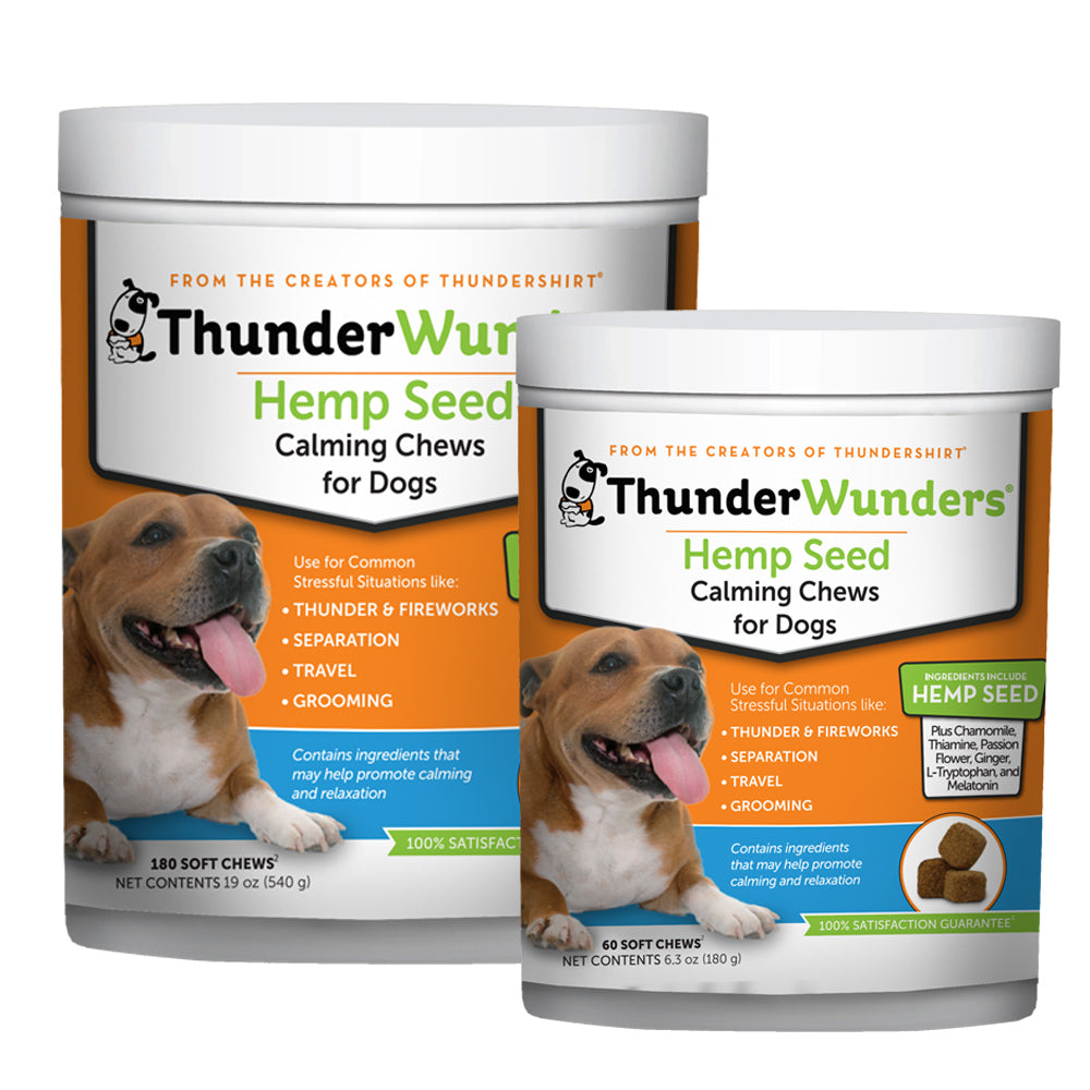 ThunderWunders® for Dogs Hemp Calming Chews – ThunderShirt