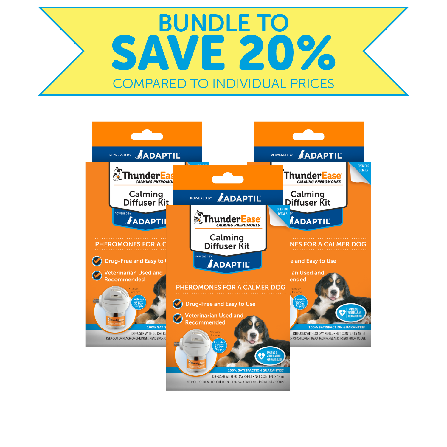 ThunderEase Dog - Multi-Room 3-Kit Bundle