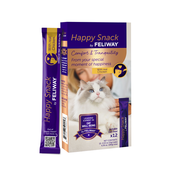 Happy Snack by FELIWAY®, 12 Pack (0.5oz Tubes)