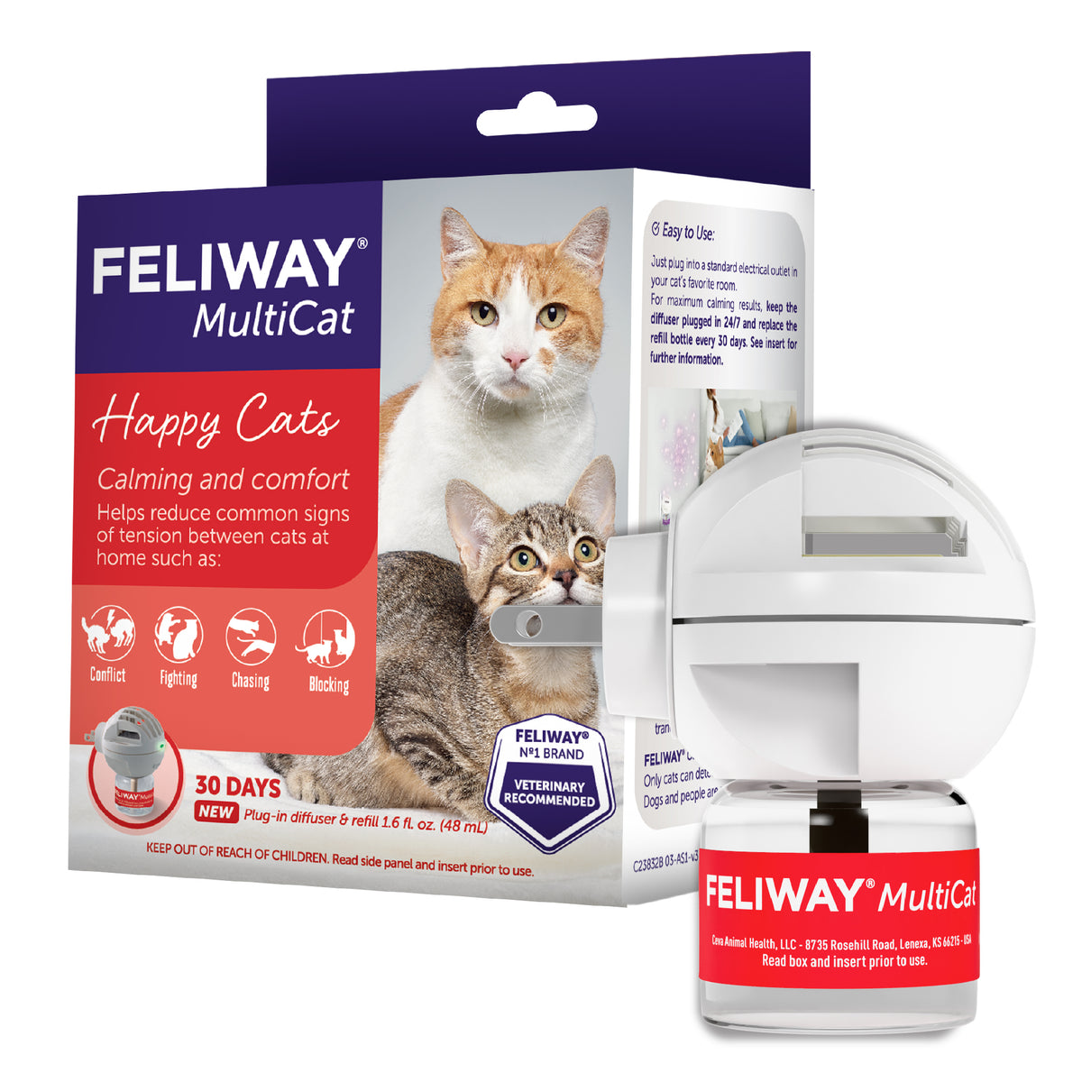 FELIWAY® MultiCat Diffuser Kit