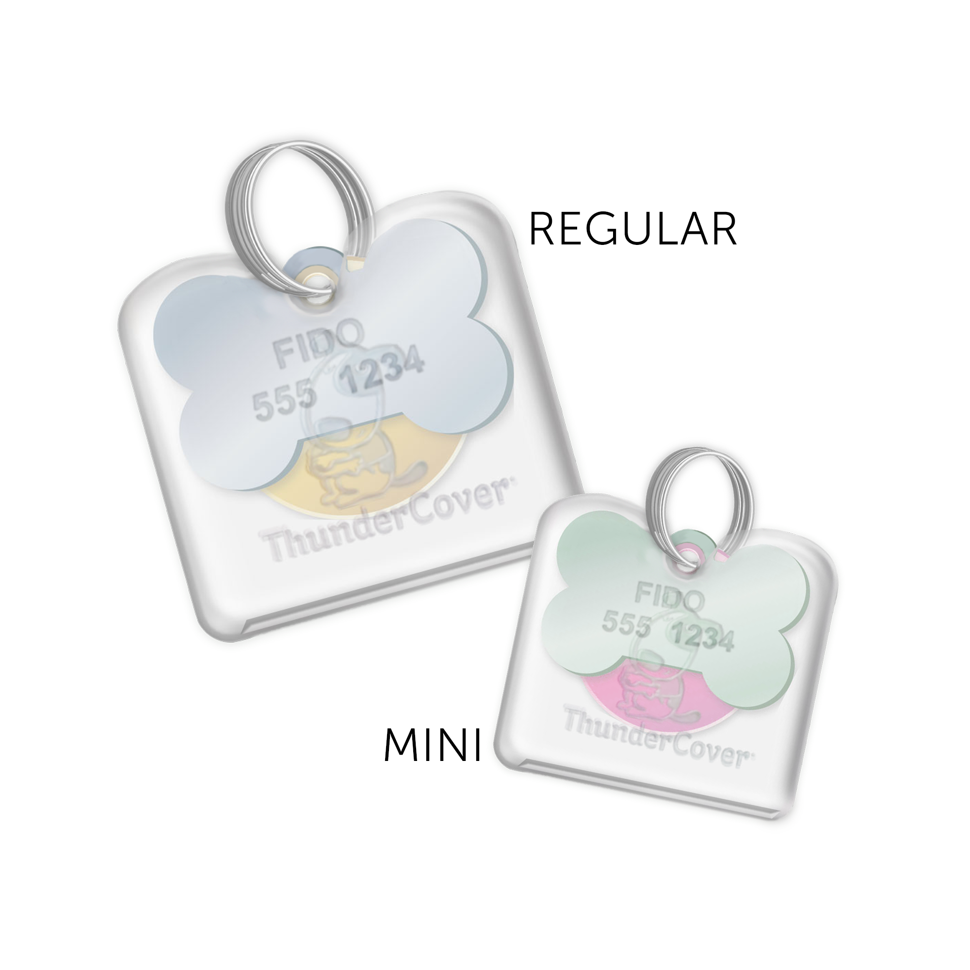 Dog top tag bumpers