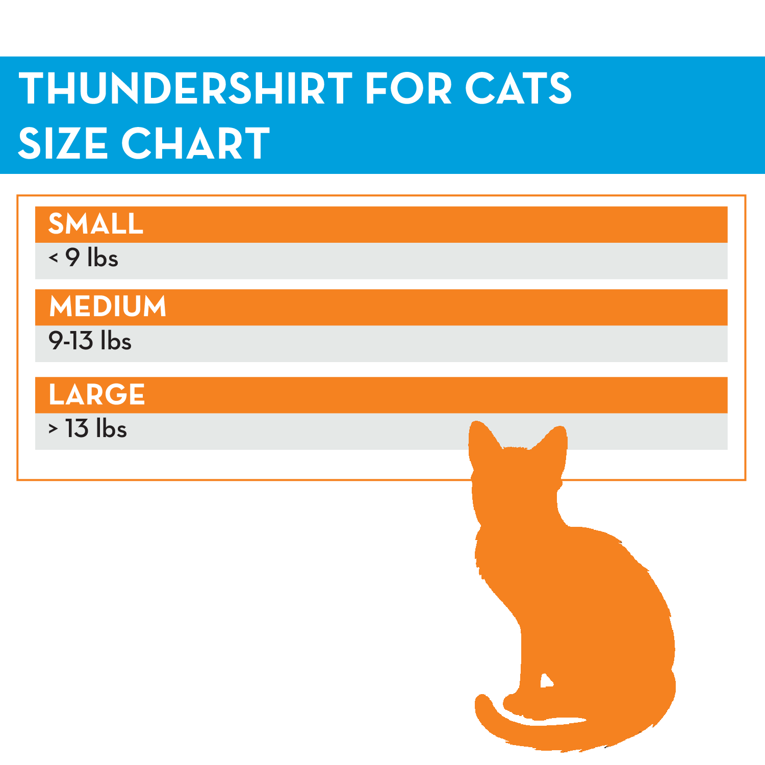  Thundershirt Classic Cat Anxiety Jacket, Heather Gray